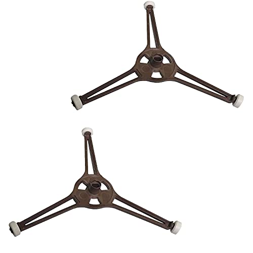 Support tourne-disque micro-ondes 24cm plat verre lot de 2
