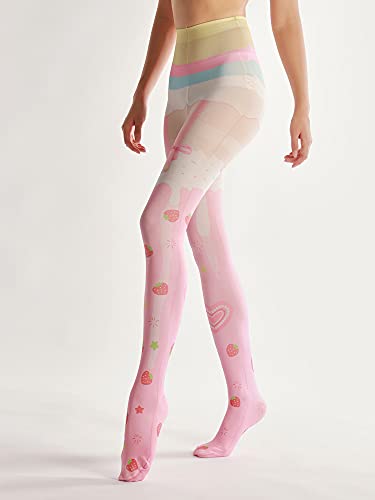 Image of Sahabowi Women Tights, Sheer High Waist Pantyhose, Vintage Control Top Stockings, Siwa 4