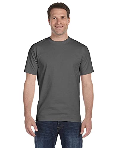 Vêtement 4XL Hanes Smoke Grey 10 haut ample gris pour homme fort