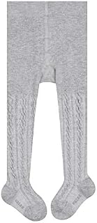 FALKE Unisex Baby Cable Tights Cotton Grey Pink White Thick Warm Long Tight For Winter Newborn Boy Or Girl Patterned 1 Pair