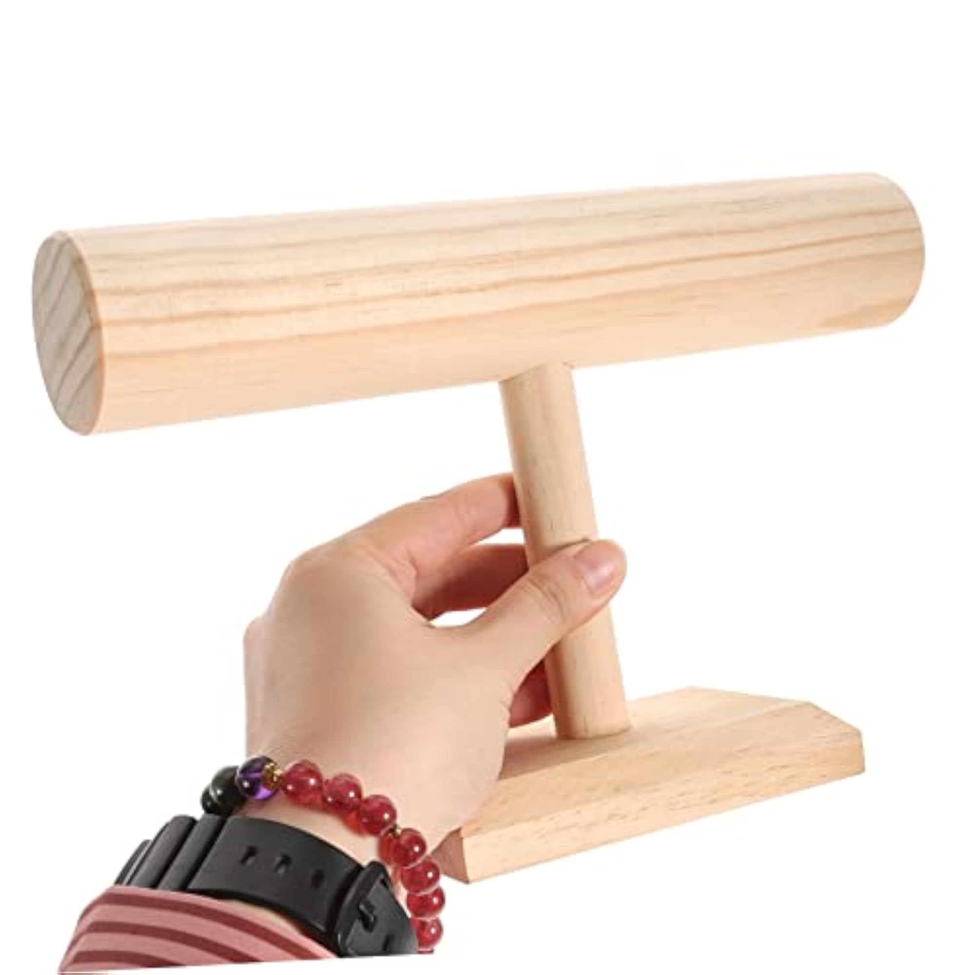 2pcs Wooden Display Stand for Watches and Accessories