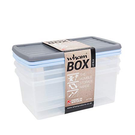 Indispensable Wham 3 Pack 9 Litre Box And Lid [E97017] (Neoteric Design)