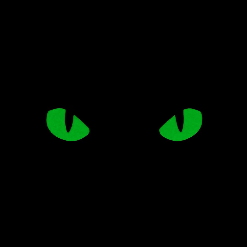M-Tac Naszywka Cat Eyes Laser Cut, czarny/zielony