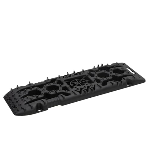 GuyAna Tablas de tracción 2 Unidades Nailon Negro 107x31x7 cm Cadenas para Coche Accesorios Todoterreno