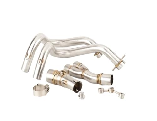 LIDWF Auspuff Verbindungsrohr Slip-On Motorradauspuff