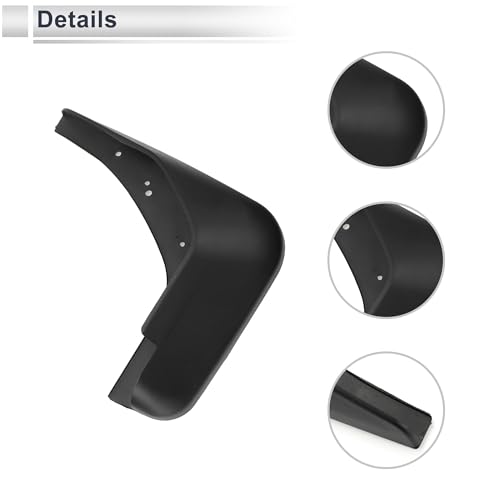 Image of X AUTOHAUX 1set Front and Rear Mud Flaps Splash Guards Mud Guards for Audi A4 2012-2015 W /Mount Accessories
