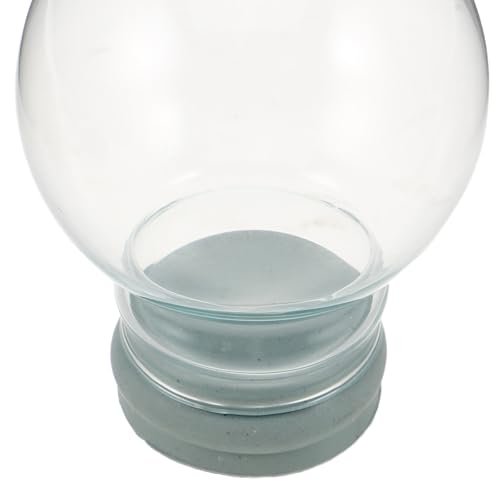 Cúpula de vidrio de 55mm para bolas de nieve DIY DOITOOL 6