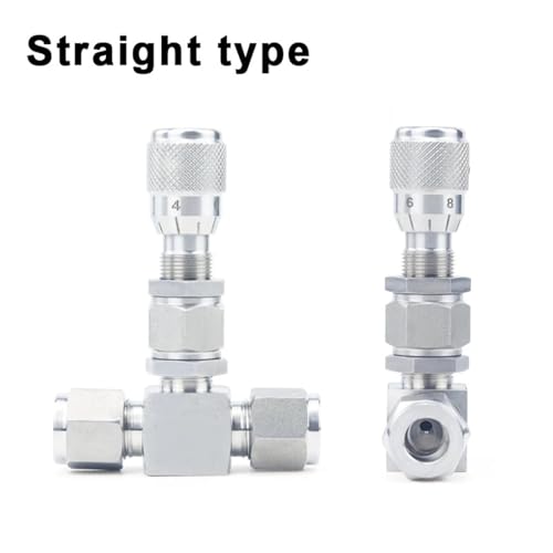 Vanne à pointeau 3/8 inox 304 de haute précision pour tube OD - 3