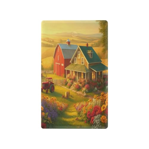 Farmhouse Truck Flowers Light Switch Cover Decorative Receptacle Outlet Wall Plate Guard Plastic Wall Outlet Cover for Living Room Home Decor Kitchen (Unused Outlet Cover)