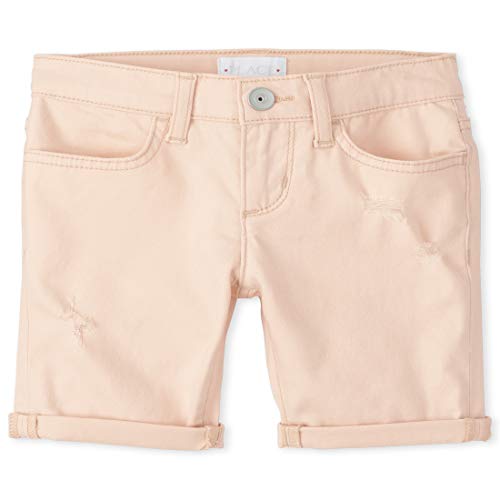 Image of The Children's Place Girls Twill Skimmer Shorts