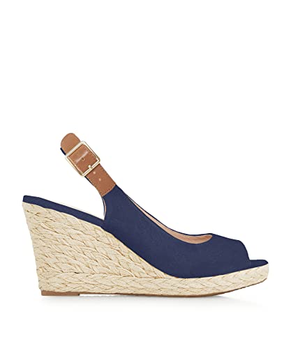 Image of Juliet Holy Womens Wedge Sandals Peep Toe Espadrilles Platform Ankle Strap Slingback Comfort Summer Dressy Shoes