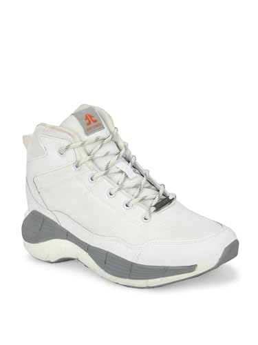 Image of OFF LIMITS S.W.A.T. Basketball Shoes for Men | High-Top Canvas-Synthetic Design with Phylon /TPR Sole, Die-Cut EVA Comfort & Lace-Up Fit for Court Practice, Training & Game Time