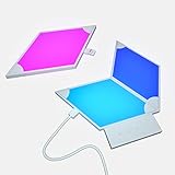 HEYWASAI Gaming Lights Triangle Lights RGB Smart Kits Rhythm Edition App Controllable Colourful...