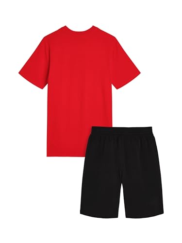 Image of PUMA Kids Graphic T-Shirt & Fleece Short Set (Toddler)