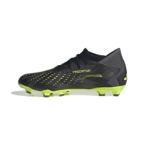adidas Unisex Accuracy Injection.3 FG Soccer Cleat (Core Black/Team Solar Yellow/Grey Five, 7.5)4