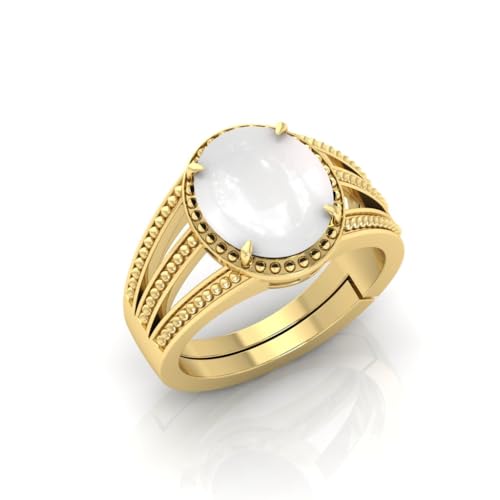 Bague Pierre de Lune et Argent Sterling 5,25 Ratti Bijou Prestige Ajustable