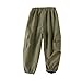 Boys Cargo Joggers Pants 2 Pack Casual Pants Fashion Elastic Waist Pants with Pockets Workout Pant Bottom