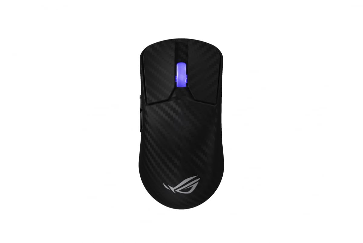 ASUS - ROG Harpe Ace Extreme - Souris Gaming Sans Fil Haut de Gamme de 47g, en Composite de Fibre de Carbone, capteur Optique ROG AimPoint Pro de 42 000 dpi, ROG Polling Rate Booster de 8 000
