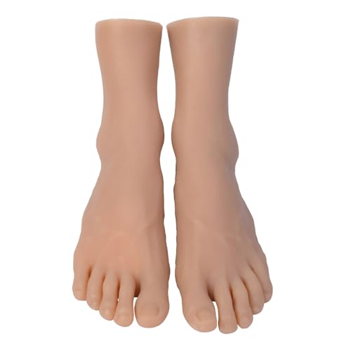 Prototipo de pie tamaño 44 con textura TPE para modelo de anatomía y exposición de zapatos