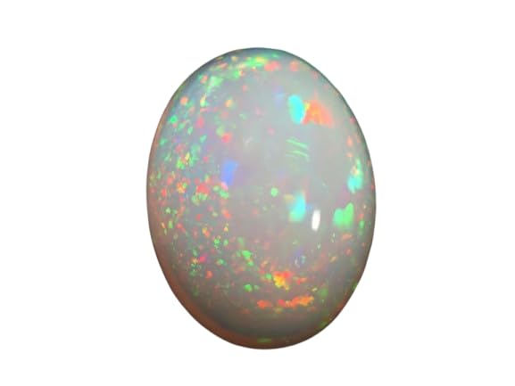 Opale naturelle australienne 4,77 carats certifiée en laboratoire pour bague et bijoux