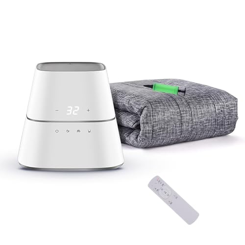 BAOSHISHAN 温水マット 温水循環マット 温水暖房マット180*90cmシングル 快眠マットレス ぽかぽか温水マット 10-65℃温度調節可能 24時間タイマー 乾かない 節電 騒音≤20dB 110V (180*90cmシングル)