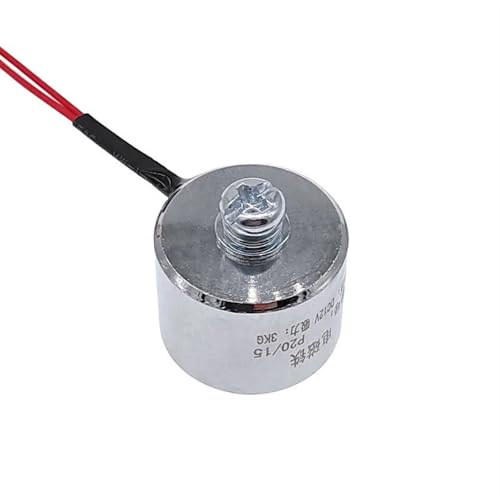 Électro-aimant solénoïde P20/15 DC 24V levage 3kg pour automatisme - 5