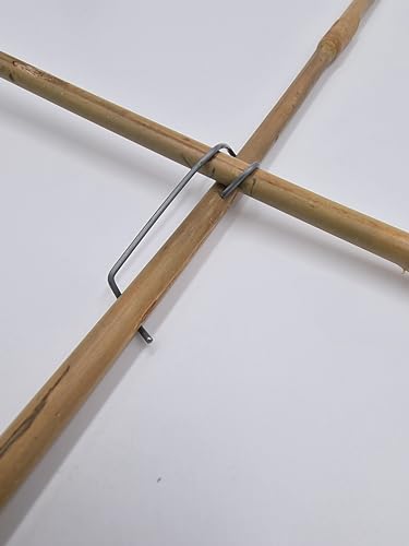 50 STK Tonkinklammern Stangenverbinder Bambusklammer Gerüstklammer für ø 8-16 mm