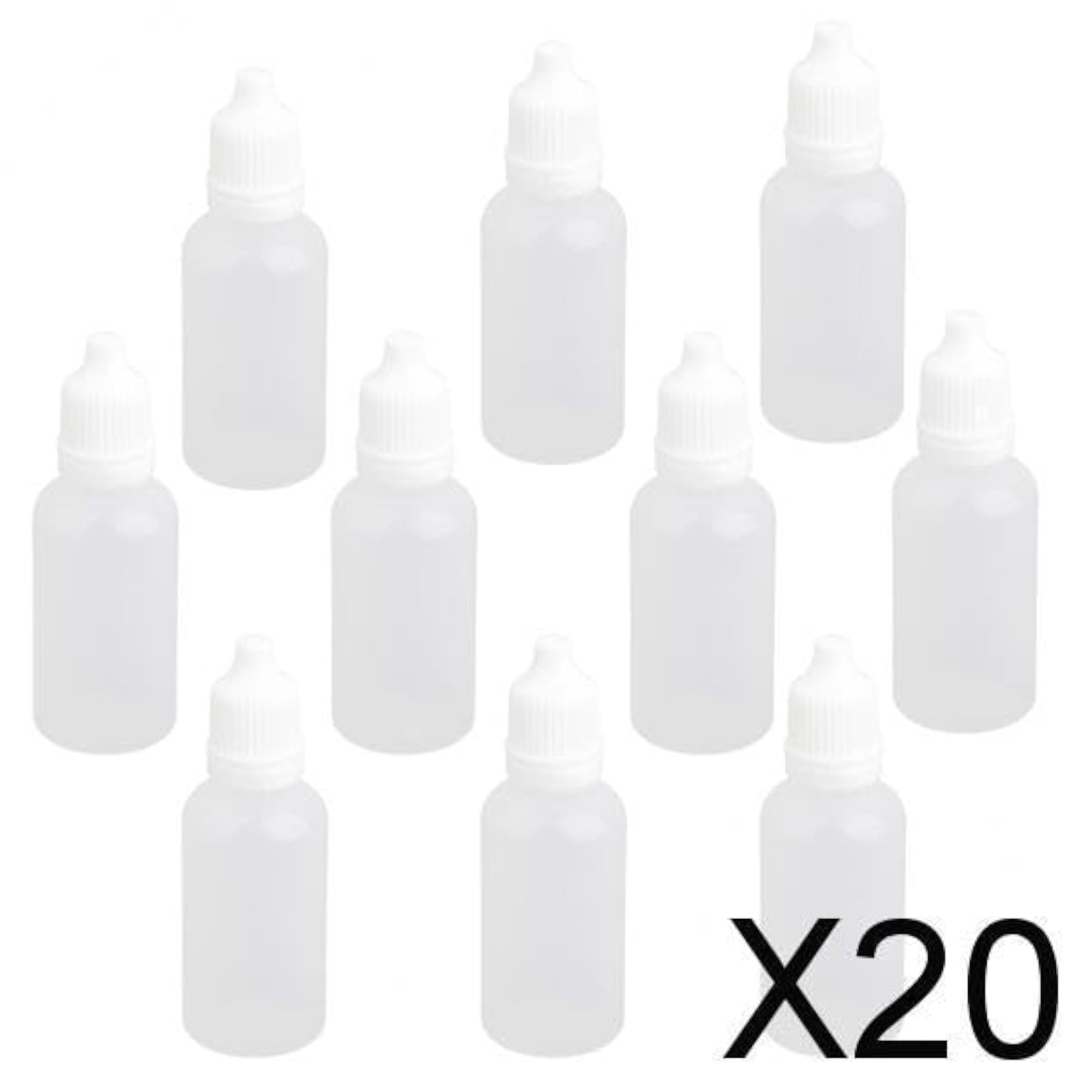 20ml Empty Squeezable Dropper Bottle for Eye Drops