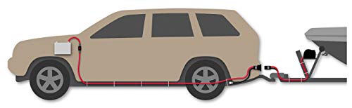 Trac Outdoors Vehicle Wiring Kit - Wire Your Vehicle For High-Current 12V Power - For Trailer Winch, Portable Winch And Other 12V Device Use (69140) #TOP4