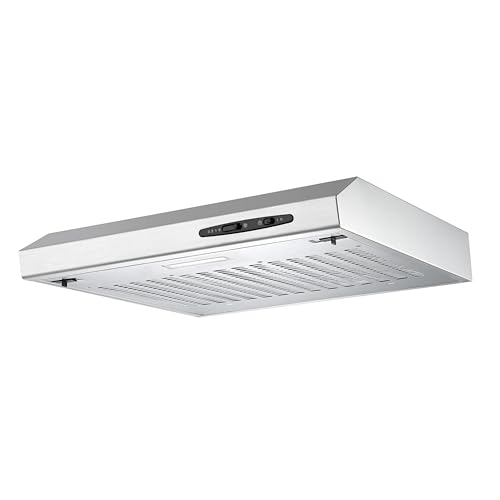 Cookology 60cm Visor Cooker Hood - 217.6 m/h - Stainless Steel