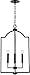 HomePlace Lighting 539341MB Carter Lantern-style Foyer Pendant Light, 4-Light 240 Total Watts, 27"H x 16"W, Matte Black