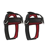 Gatuida 2 Stück Verstellbares Nacken trainingsgeschirr für Krafttraining mit Kopf Schultergewicht Individuell Anpassbar für Effektives Hals Schultertraining zur Muskelstärkung