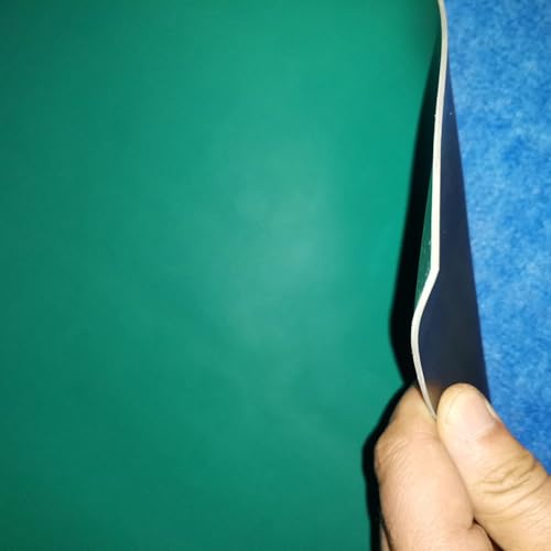 Green Anti-Static Desk Mat for Electronics, 2-Layer Rubber ESD-Dissipative Table Mats Roll for Solder Station/Test Maintenance Bench, Electrostatic Protection Soft Board(2mm,0.8x1.2m/2.6x4ft)