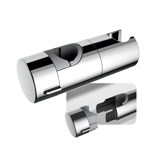 JOHO Universal Handbrause Halterung, Verstellbar Brausehalter Duschhalterung für Duschsäulen Duschstange mit einem Durchmesser von 22-25 mm Chrom JOHO Universal Handbrause Halterung, Verstellbar Brausehalter Duschhalterung für Duschsäulen Duschstange mit einem Durchmesser von 22-25 mm Chrom