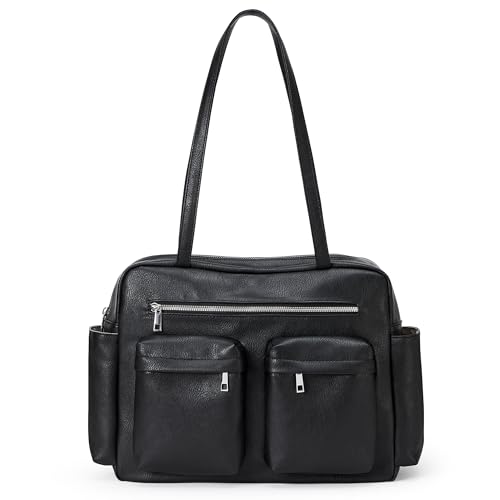 KALIDI Vintage Vegan Leather Tote