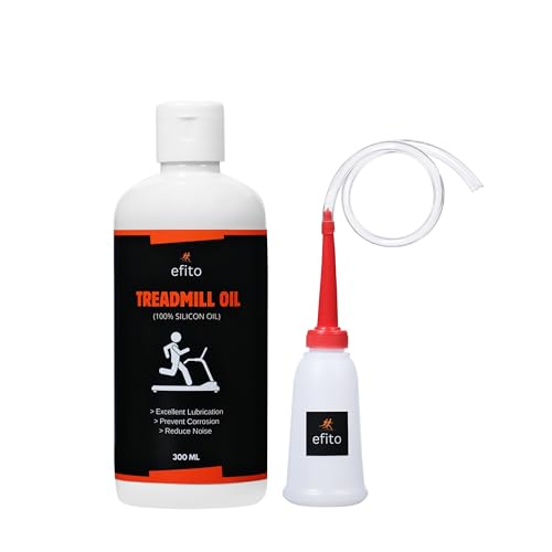 Image of High Viscosity Pure Silicone Treadmill Lubricant Oil for Belt - Premium Silicone Lubricant with Oil Dispenser for Smooth Performance & Longevity 300ml