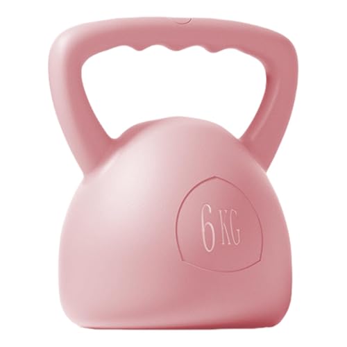 Pesa rusa con base resistente a los golpes – Pesa rusa resistente a los golpes, pesa rusa de 13 libras, pesa rusa con mango ancho, entrenamiento seguro, pesa rusa para principiantes, dispositivo de