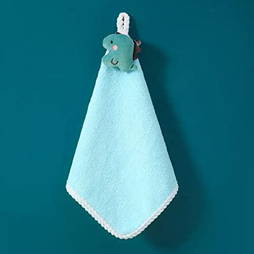 Image of Khillayox Microfiber Wash Basin Hanging Hand Kitchen Towel Napkin with Ties | Soft Hanging Hand Towel for Bathroom & Kitchen- Set of (6)