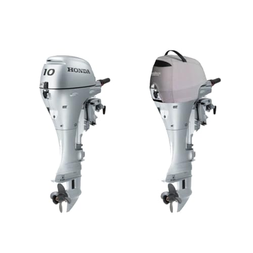 Oceansouth Custom Fit Vented Covers for Honda Outboard Engine (Gray, BF8-BF10 2CYL 222cc (from 2000 up to 2024))