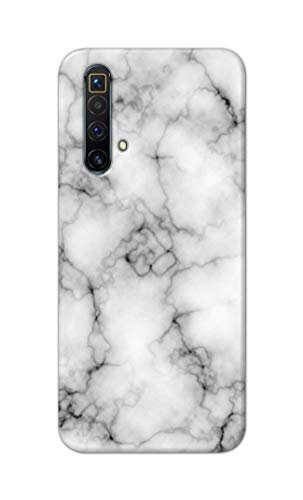 Image of Light White Marble Texture Natural Pattern Hard Back Case Cover for Realme X3 / X50 5G / X3 SuperZoom Back Cover -(J5) VNS2230