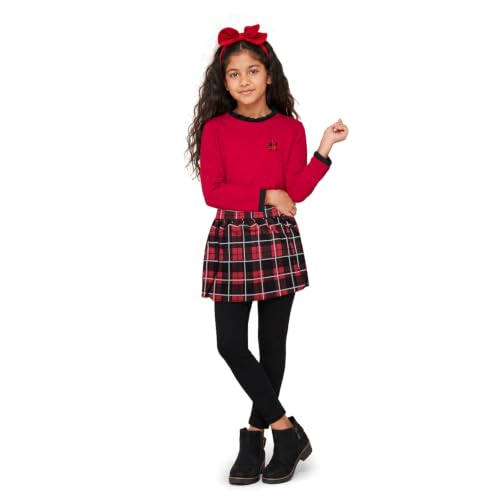 Image of YouGotPlanB Skeggings for Girls | Pack of 1 | 2-in-1 Skirt with Attached Leggings | Cotton | Ages 4-16 Years | Comfort fit | Ideal for Sports & Play