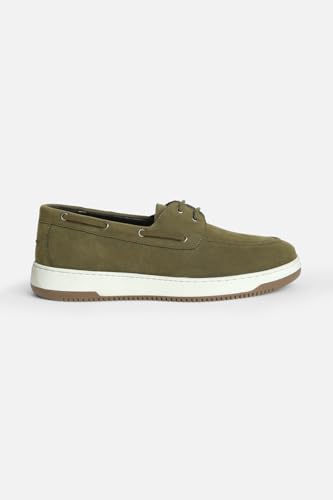 Image of SNITCH Men Casual Shoes | Solid Pattern Boat Shoes | Premium Vegan Leather & TPR Outsole | Lightweight Everyday Casual Boat Shoes for Men