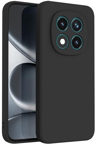 Image of Kapa Matte Protective Lens Flexible Back Cover for Redmi Note 15 Pro 5G | Slim Silicone with Soft Lining Shockproof Full Body Bumper Case (Black)