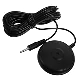 NUOBESTY Microfono per Calibrazione Audio da Tavolo Nero Riduzione del Rumore e Calibrazione Sonora in Plastico e Metallo per Home Offices e Podcasting