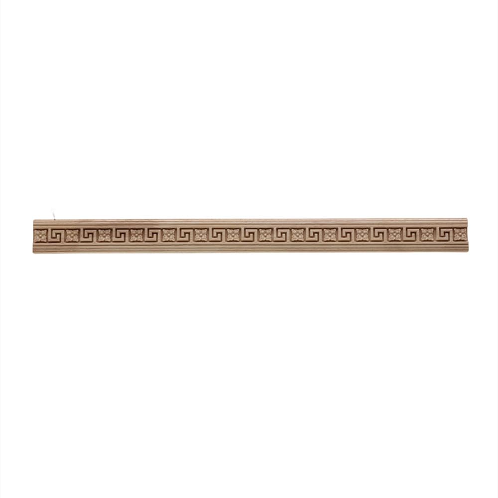 Apliques de madera natural retro de 50cm con relieve de rosa para decorar paredes vintage