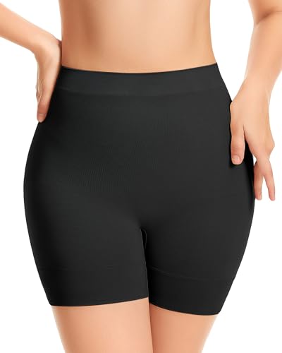 Image of BESTENA Mid-waist tummy control shapewear shorts smooth tummy | body shaper tummy control shorts mid-waist body shaper shorts women's girdle shorts