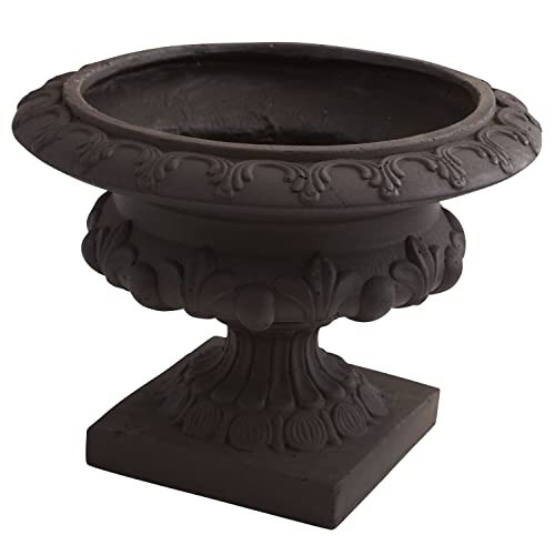 Nearly Natural Iron-Finish Decorative Urn #TOP28