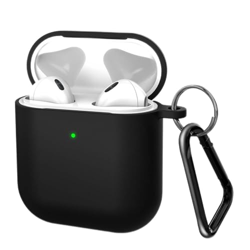 Ztotop Case for New AirPods Pro Case 2019, Visible Front LED/Soft Silicone/Shock & Scratch-Resistant, Durable Protective Cover with Hinge for AirPods Pro Charging 2019 Case 3rd Gen, Bright Green
