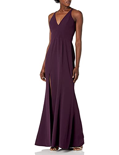 Image of Iris Spaghetti Strap Plunging Long Dress