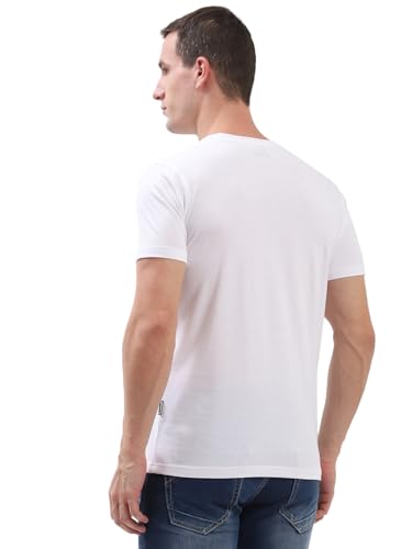 Image of hummel Cam Men's Pack of 3 Cotton Round Neck Half Sleeve T-Shirt